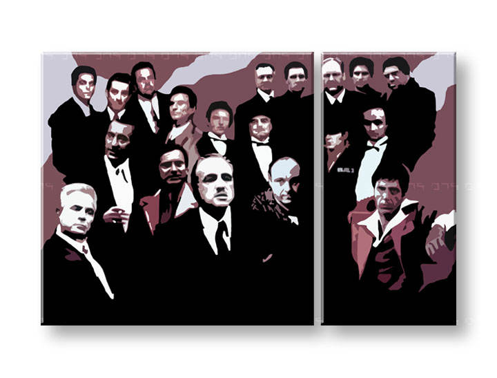 Картини за стена Pop Art The Mafia Family 1 част