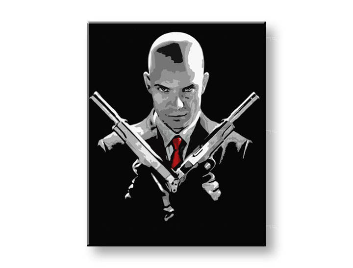 Картини за стена Pop Art HITMAN 