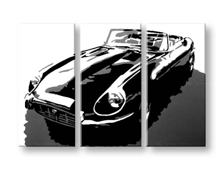 Картини за стена Pop Art JAGUAR 3 части 