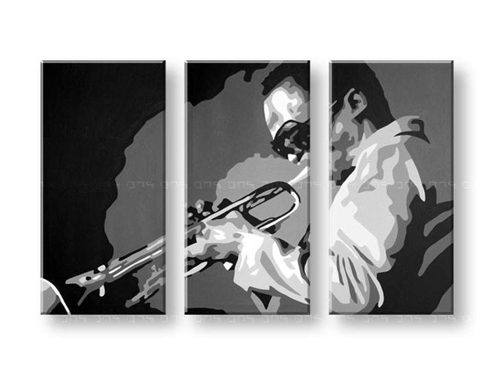 Картини за стена Pop Art Miles Davis 3 части 