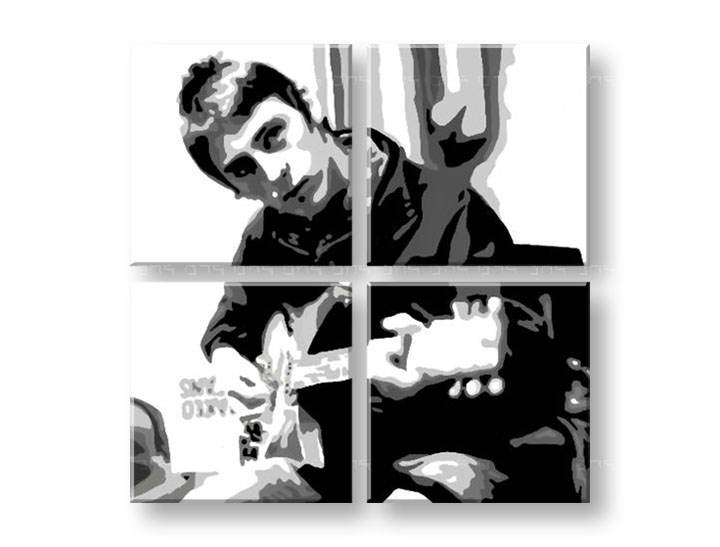 Картини за стена Pop Art Paul Weller 4 части 