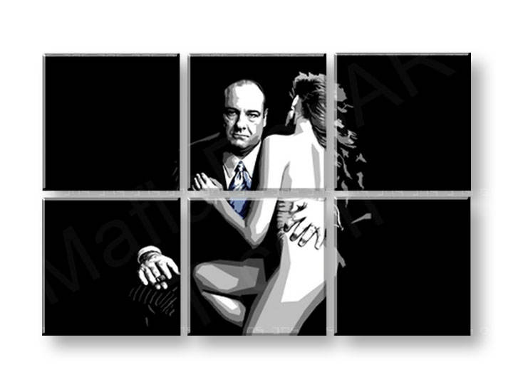 Картини за стена Pop Art SOPRANOS 6 части 