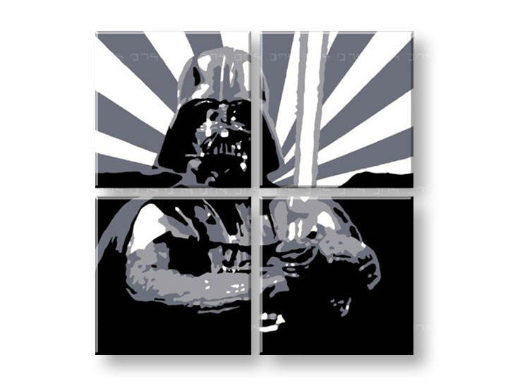 Картини за стена Pop Art STAR WARS 4 части 