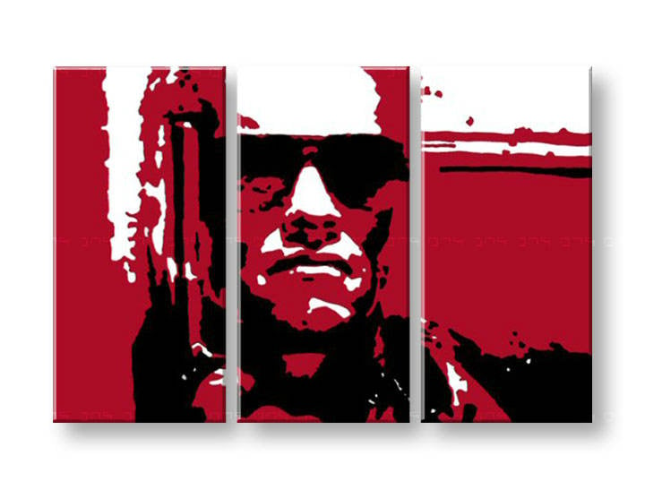 Картини за стена Pop Art Terminator 3 части 