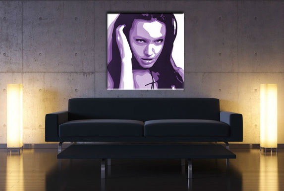 Картини за стена Pop Art Angelina Jolie 1 част