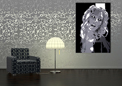 Ръчно рисуван POP Art Christina Aguilera 1 брой ca2 | различни размери