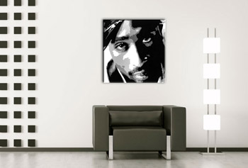Ръчно рисувана картина POP Art 2 PAC 1 брой 2pac | различни размери