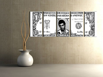 Ръчно рисувана картина POP Art AL PACINO 5 парчета al3 | различни размери
