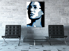 Ръчно рисувана картина POP Art Анджелина Джоли 1 брой дори | различни размери