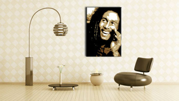 Ръчно рисувана картина POP Art Bob Marley 1 част bm | различни размери