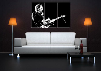 Ръчно рисувана картина POP Art Bruce Springsteen 3 парчета bs | различни размери
