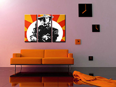 Ръчно рисувана картина POP Art Clint Eastwood 3 броя ce2 | различни размери