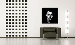 Ръчно рисувана картина POP Art Джони Деп1 част jd2 | различни размери