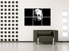 Ръчно рисувана картина POP Art Einstein 6 части einstein | различни размери
