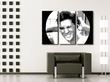Ръчно рисувана картина POP Art ELVIS 3 парчета el2 | различни размери