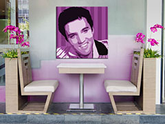 Ръчно рисувана картина POP Art Elvis Presley 1 брой el4 | различни размери