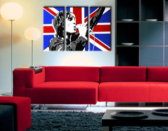 Ръчно рисувана картина POP Art Ian Brown 3 парчета ib4 | различни размери
