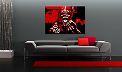 Ръчно рисувана картина POP Art Iron Maiden 1 брой im | различни размери
