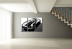 Ръчно рисувана картина POP Art JAGUAR 3 броя | различни размери