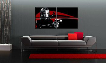 Ръчно рисувана картина POP Art Kill Bill 4 броя kb | различни размери