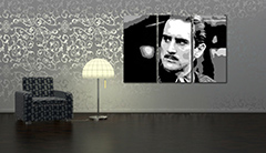 Ръчно рисувана картина POP Art Кръстникът Робер де Ниро 3 парчета бог | различни размери