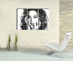 Ръчно рисувана картина POP Art MADONNA 3 парчета ma3 | различни размери