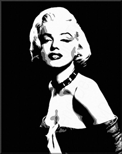 Ръчно рисувана картина POP Art Marilyn MONROE 1 брой mon5 | различни размери