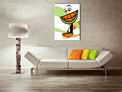 Ръчно рисувана картина POP Art MELON 1 брой пъпеш | различни размери
