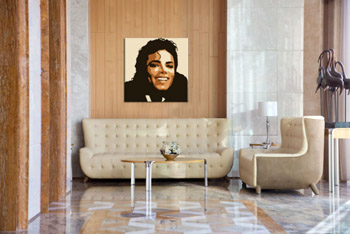 Ръчно рисувана картина POP Art Michael Jackson 1 брой mj6 | различни размери