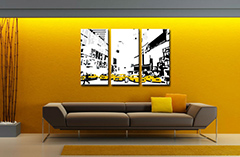 Ръчно рисувана картина POP Art NEW YORK 3 парчета 0107 nyc | различни размери