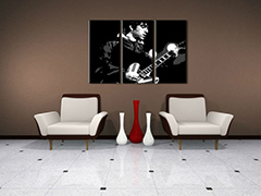 Ръчно рисувана картина POP Art Oasis 3 части oa2 | различни размери