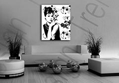 Ръчно рисувана картина POP Art Отстъпка -15% Audrey Hepburn ah4 | различни размери
