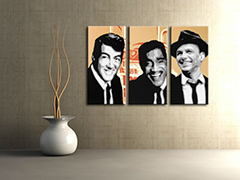 Ръчно рисувана картина POP Art Rat Pack 3 броя rp3 | различни размери