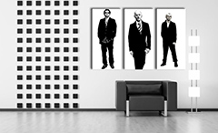 Ръчно рисувана картина POP Art REM 3 парчета rem | различни размери