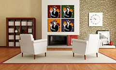 Ръчно рисувана картина POP Art Scarface - AL PACINO 4 броя al36 | различни размери
