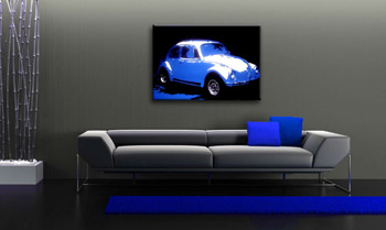 Ръчно рисувана картина POP Art Volkswagen Beetle 1 част k | различни размери
