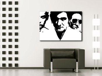 Ръчно рисувана POP Art картина Die Ärzte 1 dielny da | различни размери