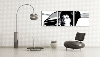 Ръчно рисувана POP Art живопис AL PACINO 3 парчета al9 | различни размери