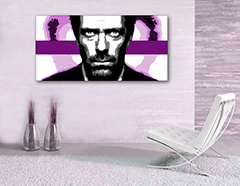 Ръчно рисувано POP Art Художествена живопис Dr. HOUSE 1 брой 1010 dh | различни размери