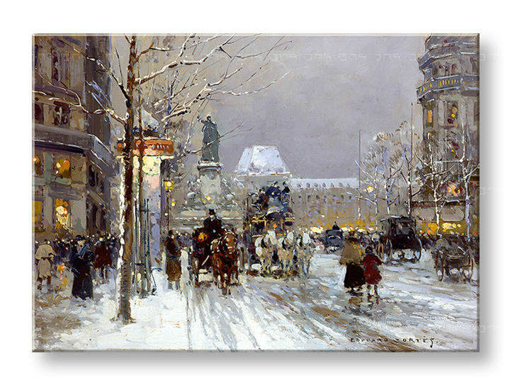 Картини на платно PLACE DE LA REPUBLIQUE - Edouard Leon Cortes