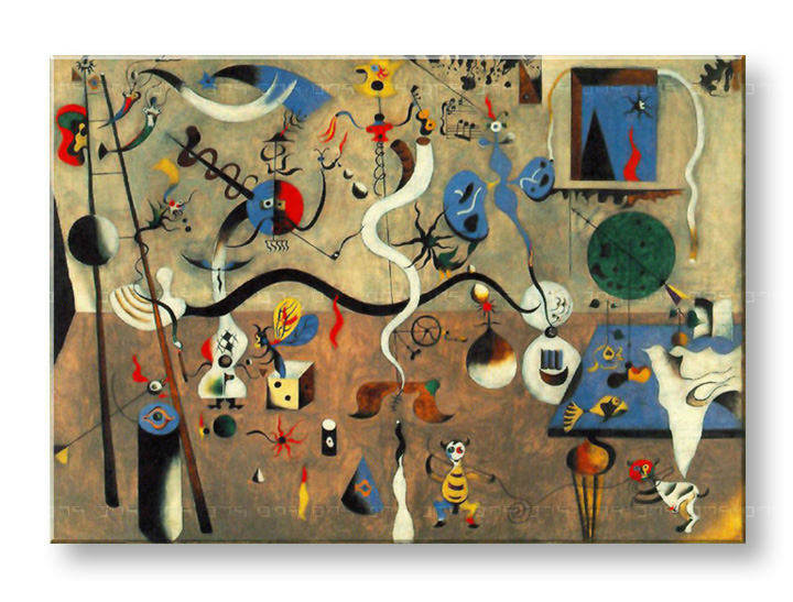 Картини на платно CARNIVAL OF HARLEQUIN - Joan Miro