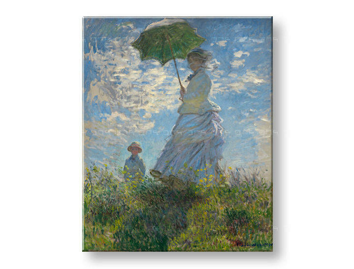 Картини на платно LADY WITH UNMBRELLA - Claude Monet  
