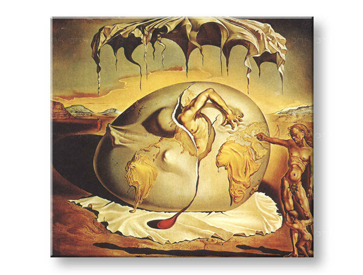 Картини на платно GEOPOLITICUS CHILD WATCHING THE BIRTH OF NEW MAN - Salvador Dalí