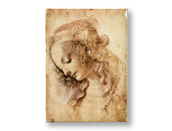 Картини на платно ЖЕНСКА ГЛАВА - Leonardo Da Vinci