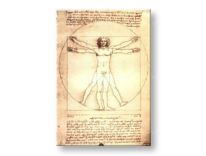 Картини на платно ВИТРУВИАНСКИ ЧОВЕК - Leonardo Da Vinci