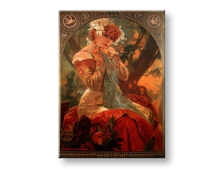 Картини на платно BISQUITS LEFEVRE UTILE - Alfons Mucha