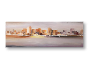 Рисувана картина за стена CITY 1 част 120x40 cm CWF1398SDE1