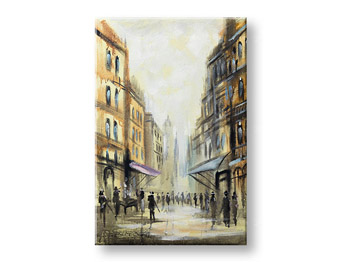 Рисувана картина за стена CITY 1 част 60x90 cm CFAZH6350E1