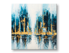 Рисувана картина за стена CITY 1 част 70x70 cm CFAZH6540E1