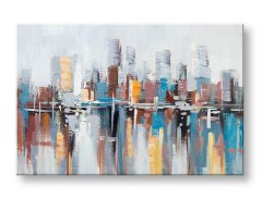 Рисувана картина за стена CITY 1 част 90x60 cm CFAZH5135E1